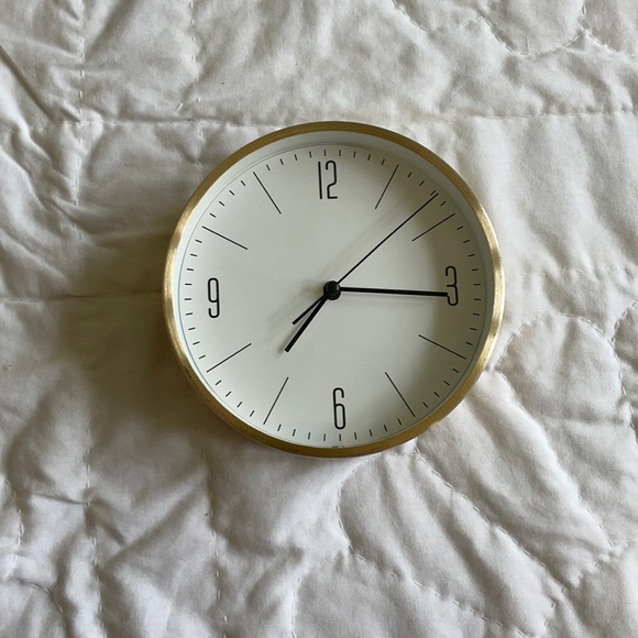 Project 62 Other - Small Modern Gold Clock